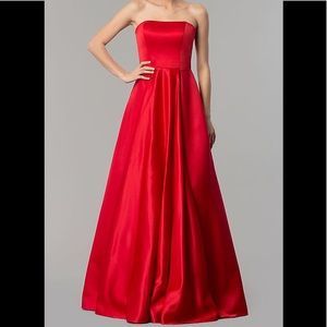 Betsy Adams Red Prom Dress